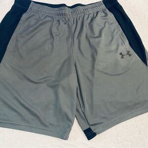 Under Armour Men's Gray and Black Shorts